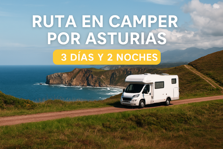 Ruta en camper tres dias por asturias, viajaenfurgo alquiler de camper en asturias, oviedo gijon y avilés